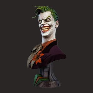 Custom resin clown movie character bust model